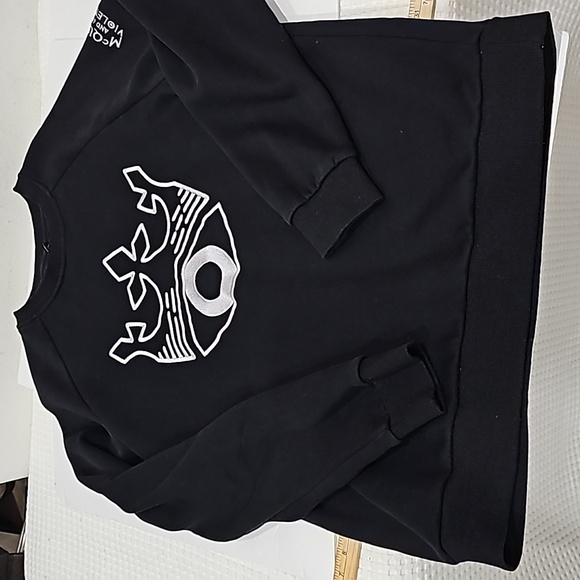 Mcqueen And The Violet Fog Sweatshirt Black Embroidered Wiz Khalifa Size XL - Picture 8 of 9